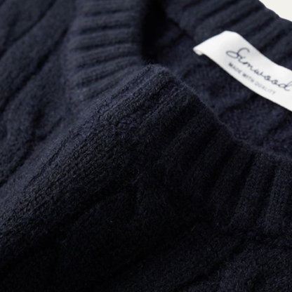 Men’s Full-Zip Geometric Knit Jacket