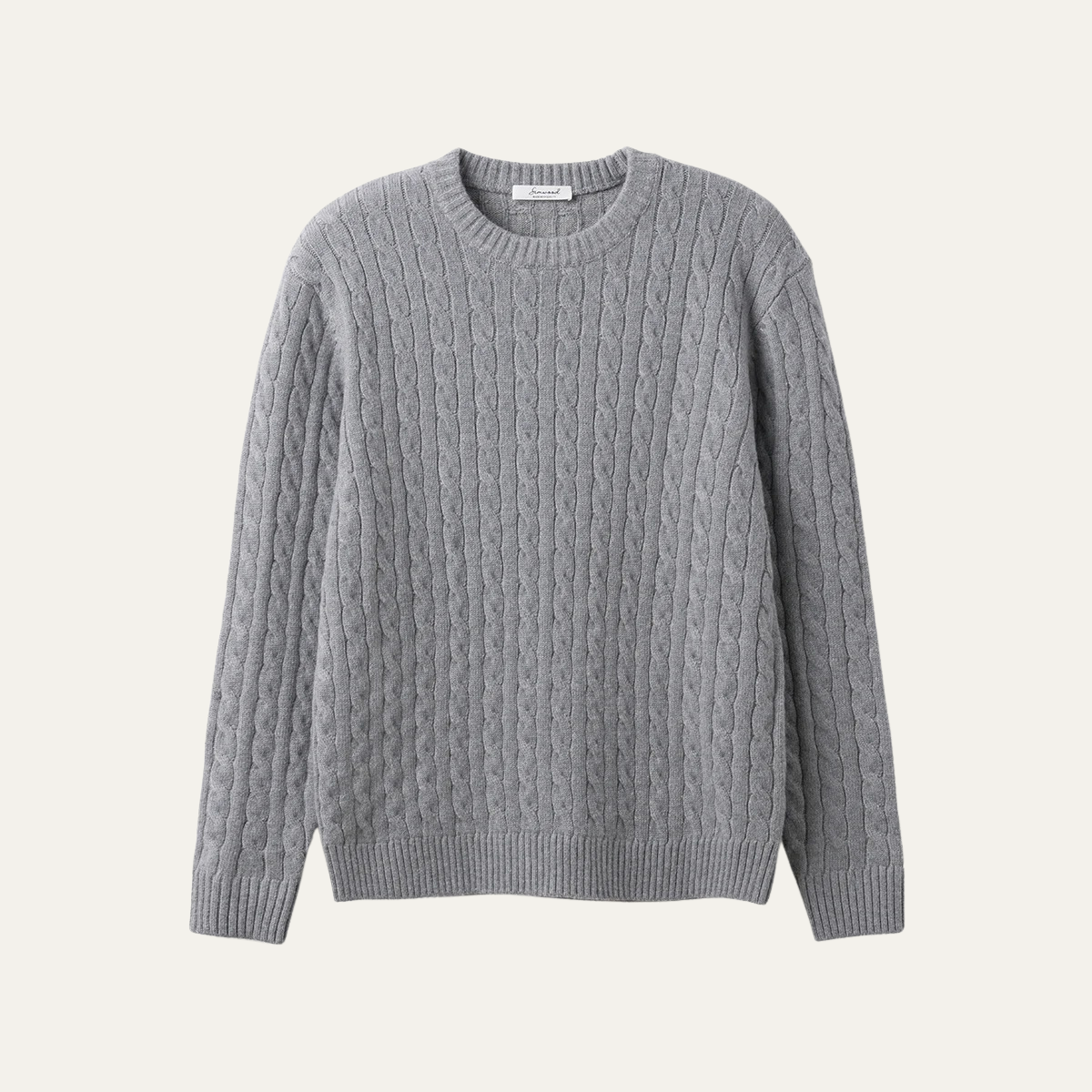 Men’s Full-Zip Geometric Knit Jacket