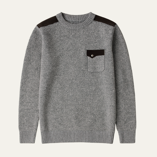 Men’s Speckled Knit Crewneck Sweater