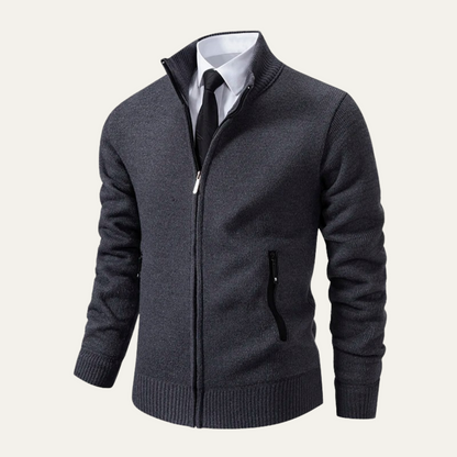 Men’s Smooth Knit Full-Zip Cardigan