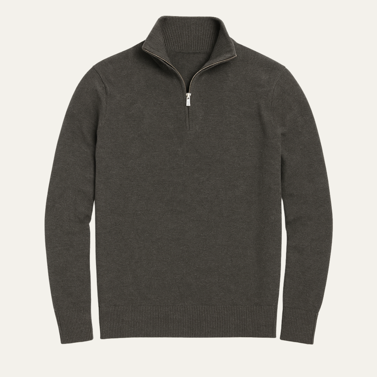 Men’s Smooth Knit Quarter-Zip Sweater
