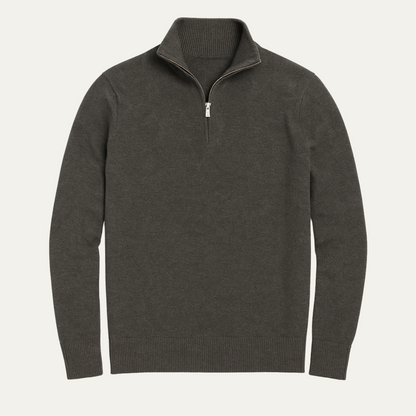 Men’s Smooth Knit Quarter-Zip Sweater