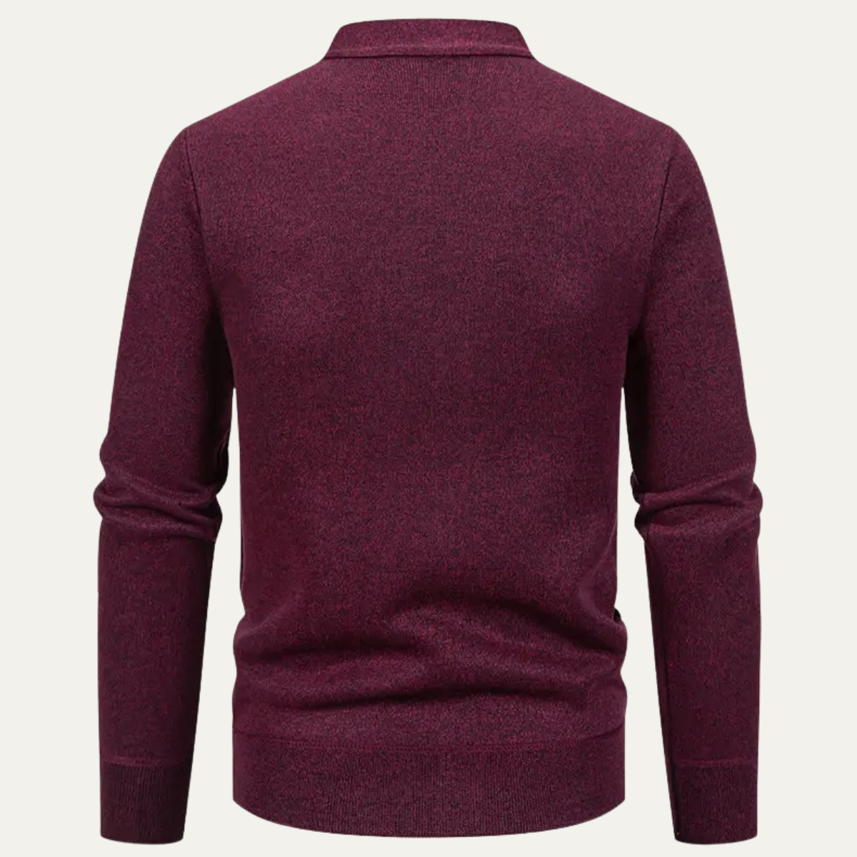 Men’s Textured V-Neck Cardigan