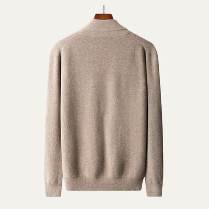 Men’s Shawl Collar Knitted Cardigan