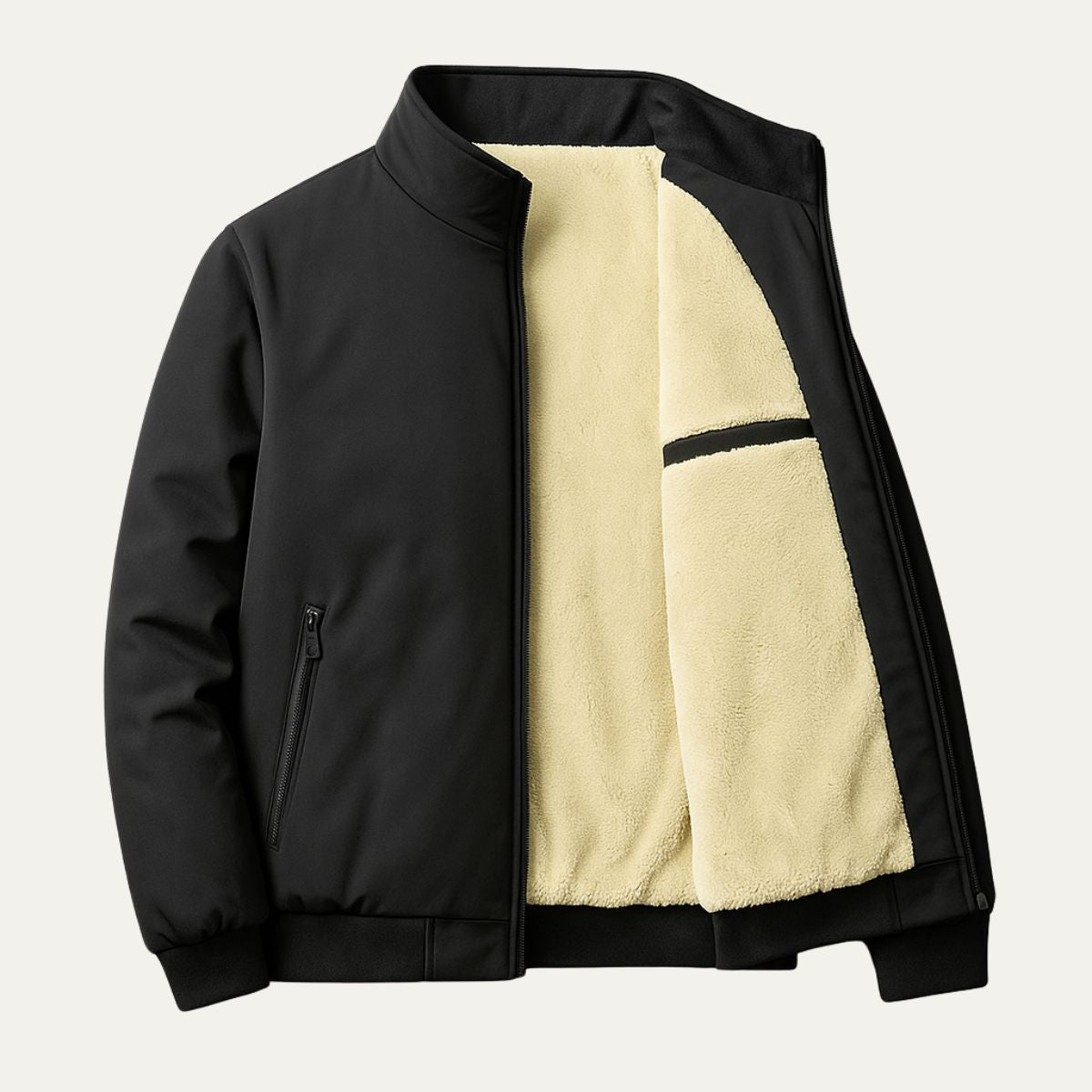 Men’s Sherpa Lined Bomber Jacket