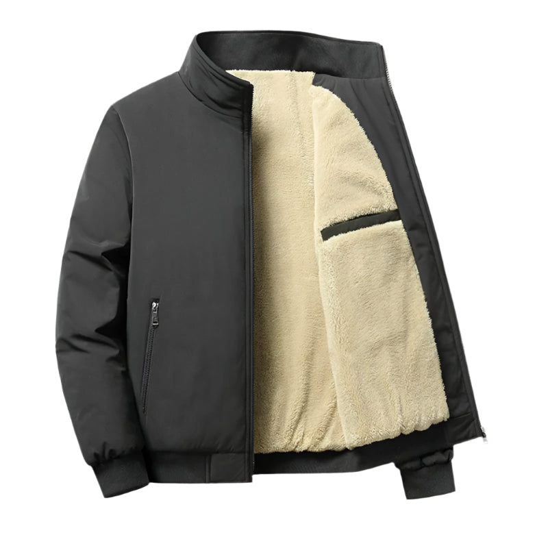 Men’s Sherpa Lined Bomber Jacket
