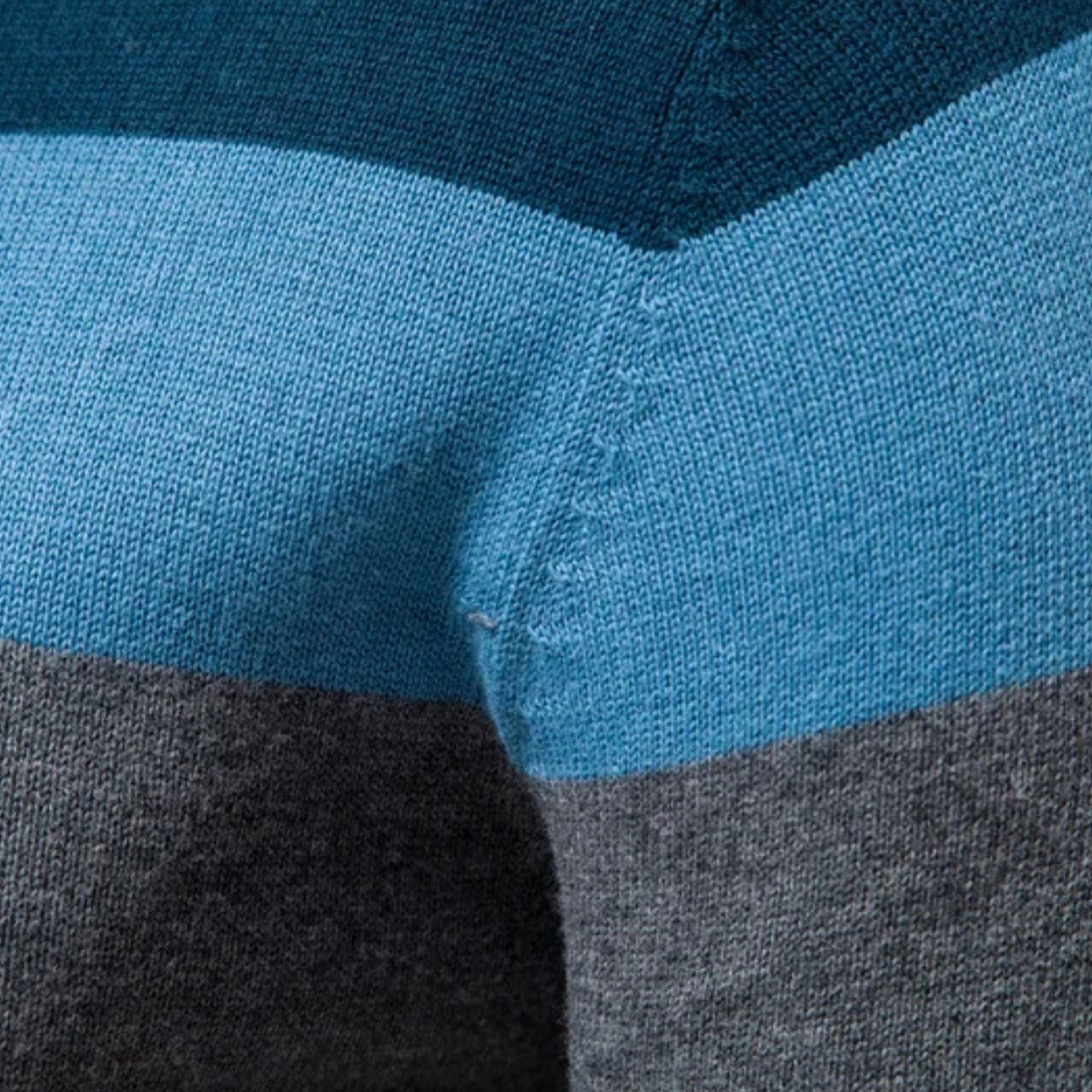 Men’s Ombre Striped Crewneck Sweater