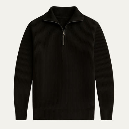 Men’s Sophisticated Ribbed Pullover