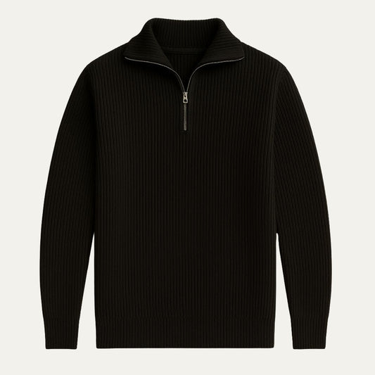 Men’s Sophisticated Ribbed Pullover