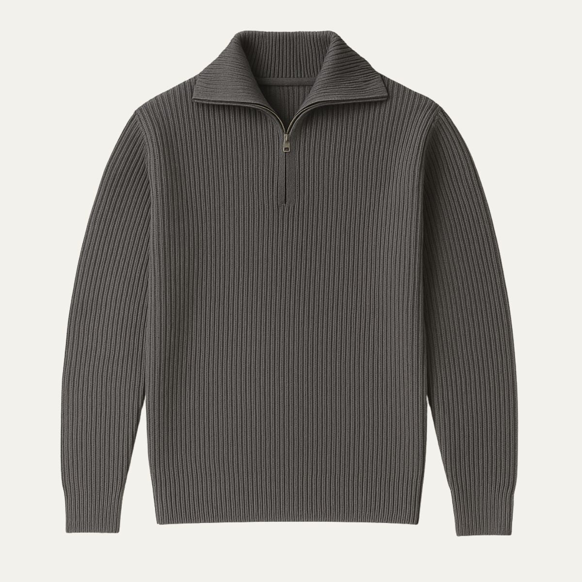 Men’s Sophisticated Ribbed Pullover