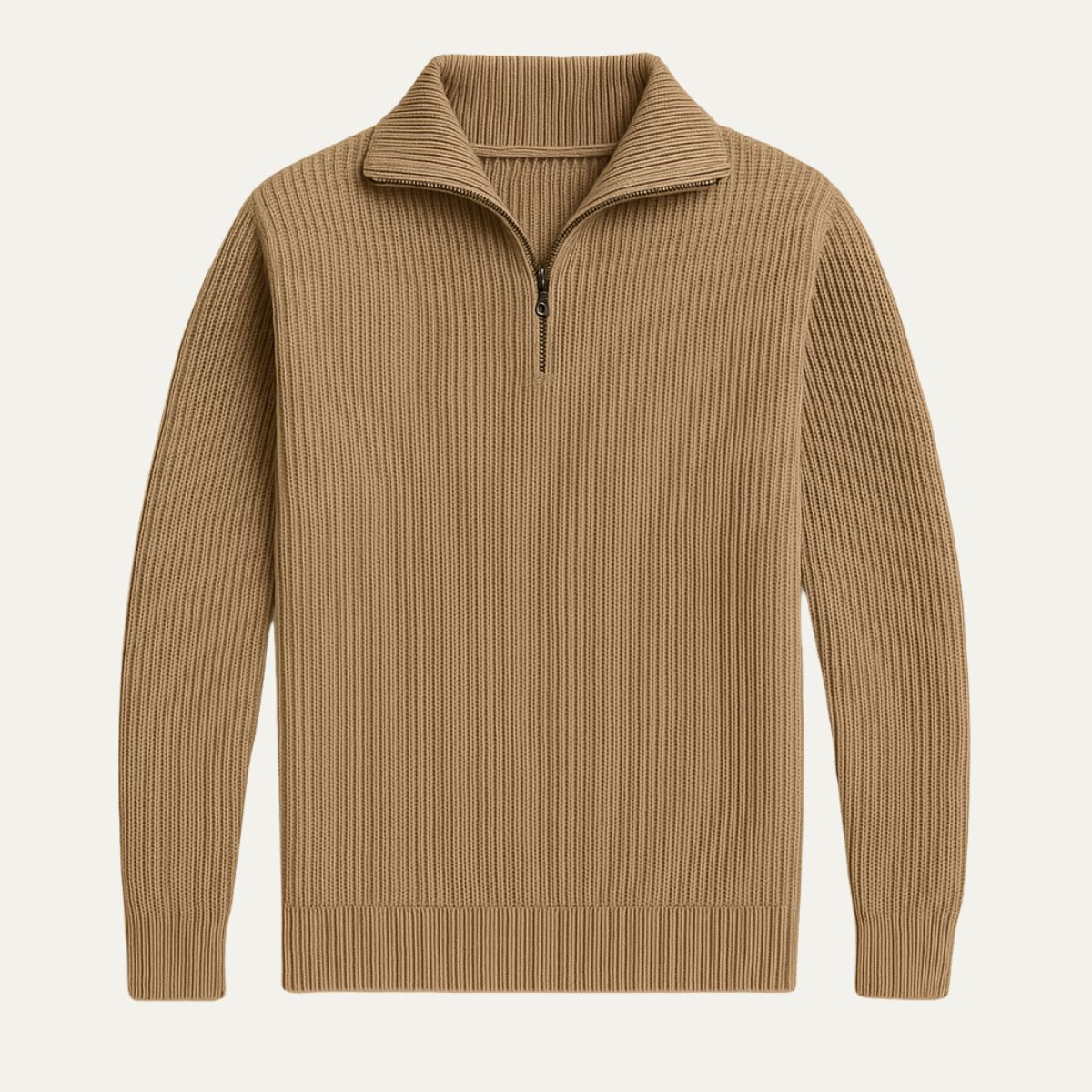 Men’s Sophisticated Ribbed Pullover