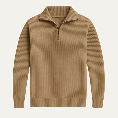 Men’s Sophisticated Ribbed Pullover