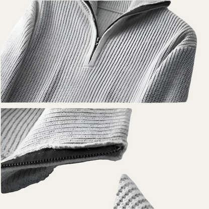 Men’s Sophisticated Ribbed Pullover