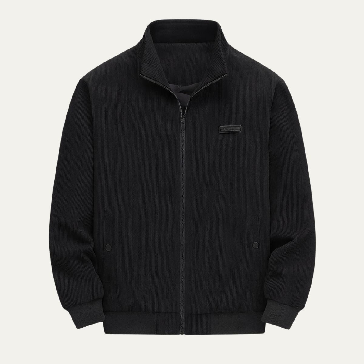 Men’s Corduroy Stand Collar Bomber Jacket