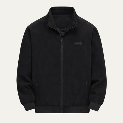 Men’s Corduroy Stand Collar Bomber Jacket