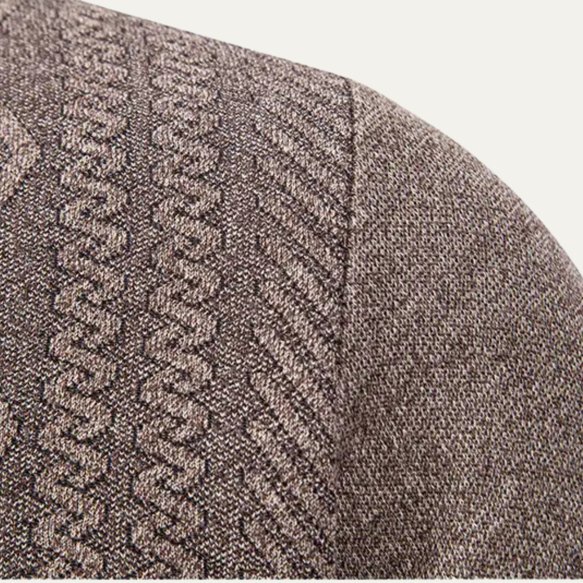 Men’s Textured V-Neck Knit Cardigan