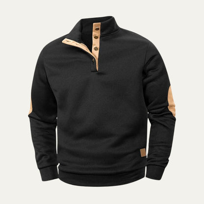 Men’s Snap-Collar Quarter Pullover