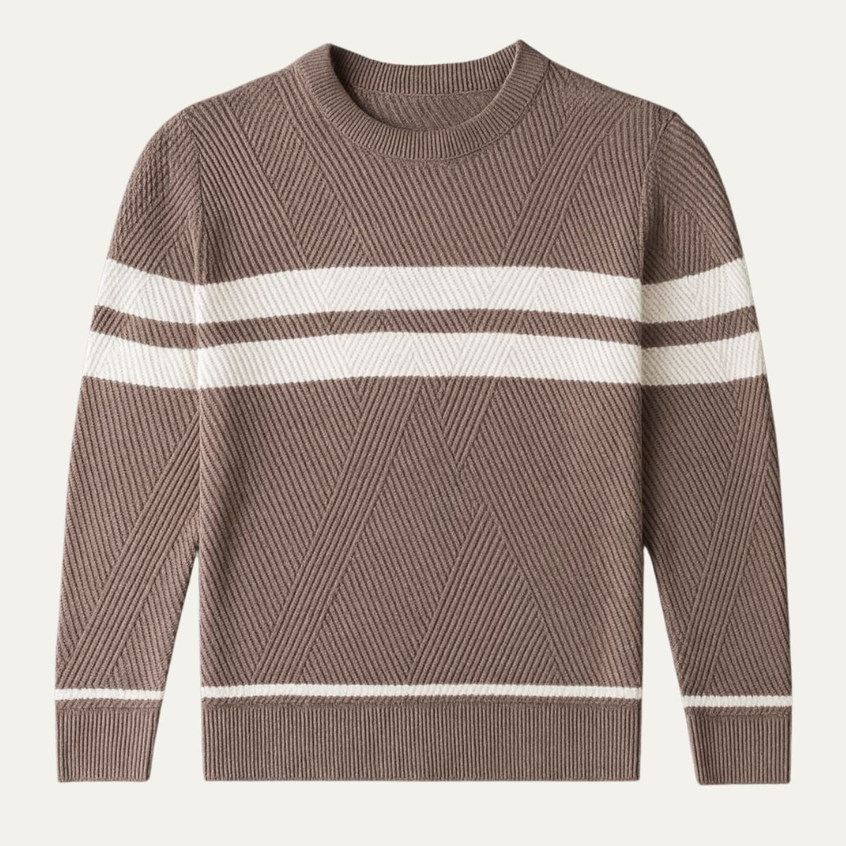 Men’s Retro Knit Crewneck Sweater