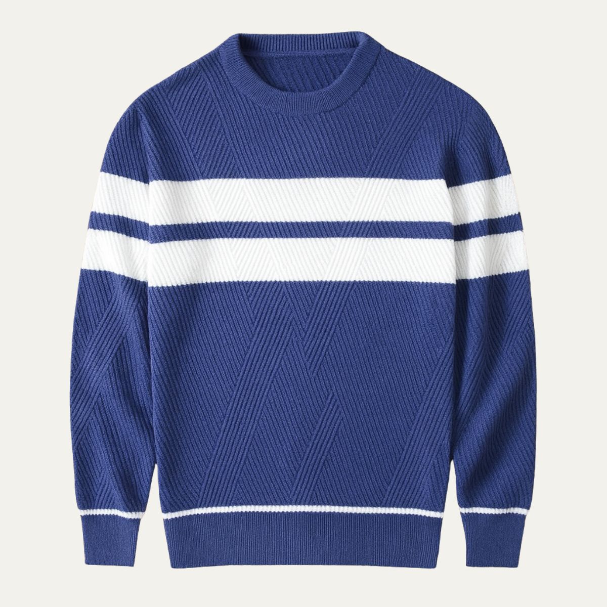 Men’s Retro Knit Crewneck Sweater