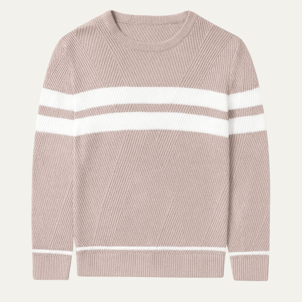 Men’s Retro Knit Crewneck Sweater