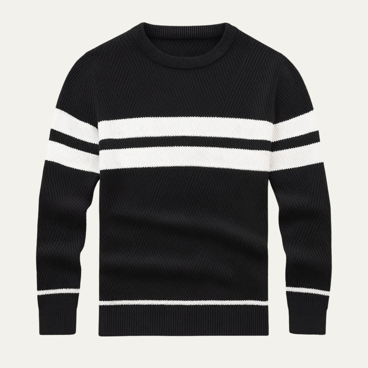 Men’s Retro Knit Crewneck Sweater