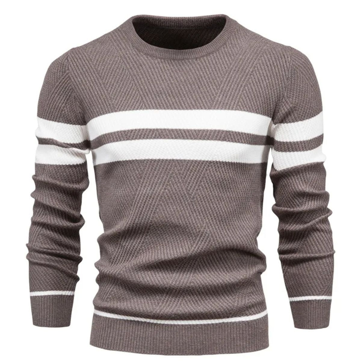 Men’s Retro Knit Crewneck Sweater