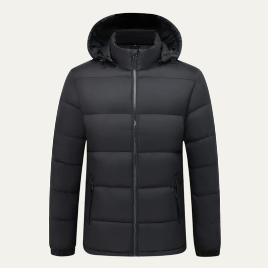 Men’s Classic Waist-Length Puffer Jacket
