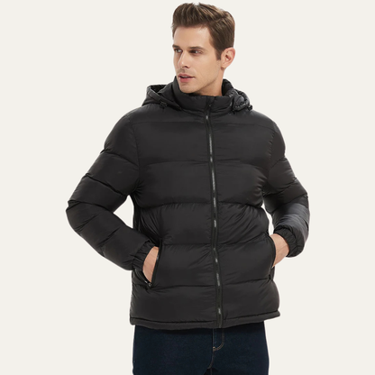 Men’s Classic Waist-Length Puffer Jacket