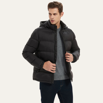Men’s Classic Waist-Length Puffer Jacket