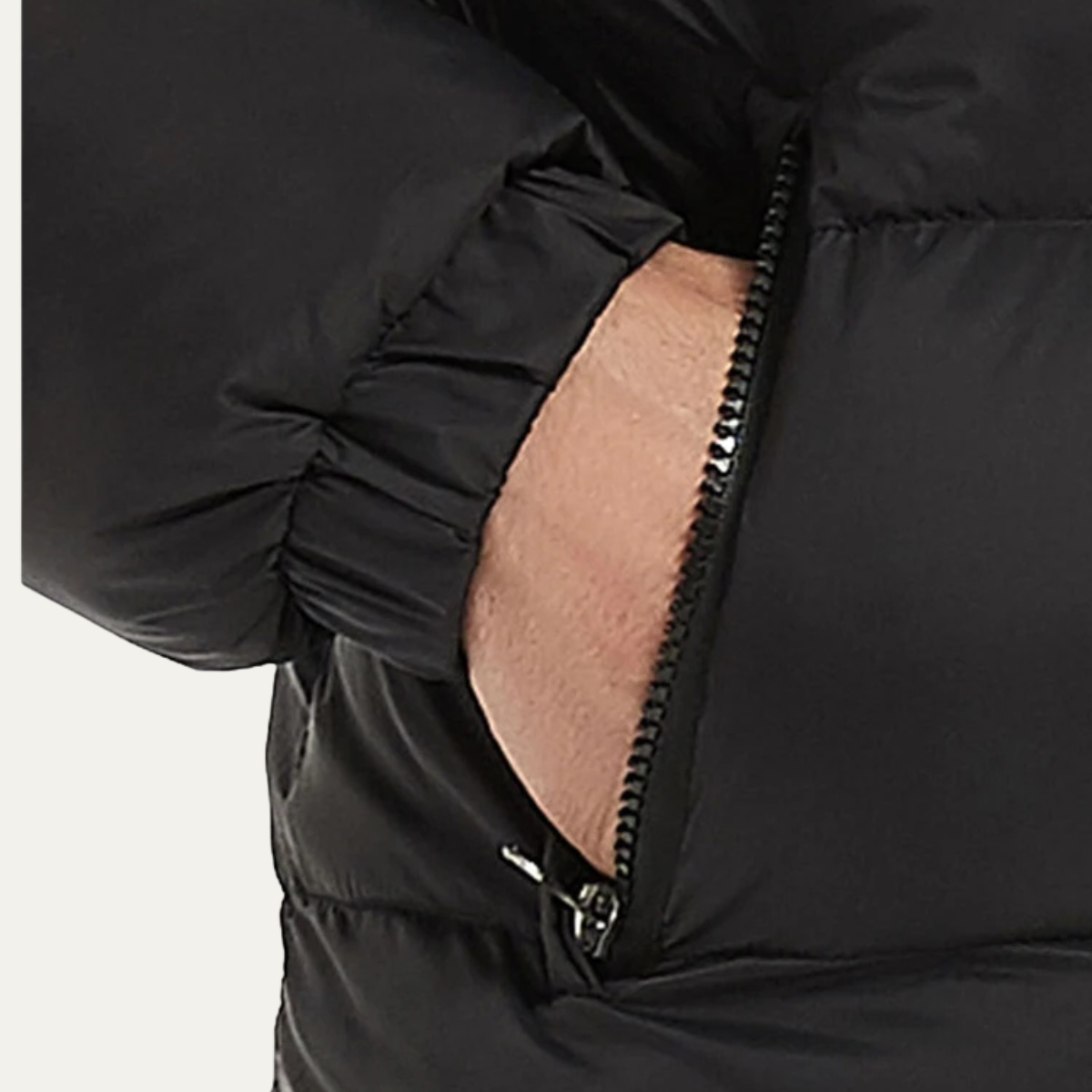 Men’s Classic Waist-Length Puffer Jacket
