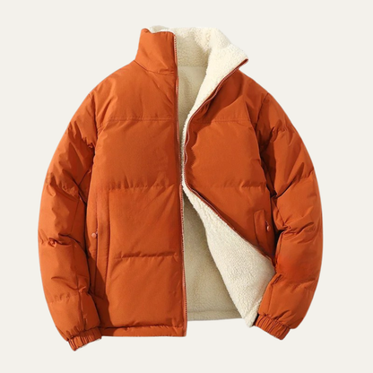 Men’s Reversible Sherpa Puffer Jacket
