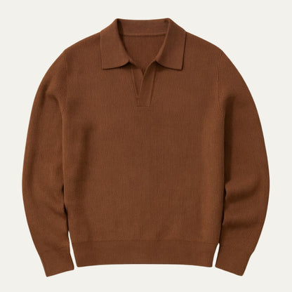 Men’s Refined Textured Knit Polo
