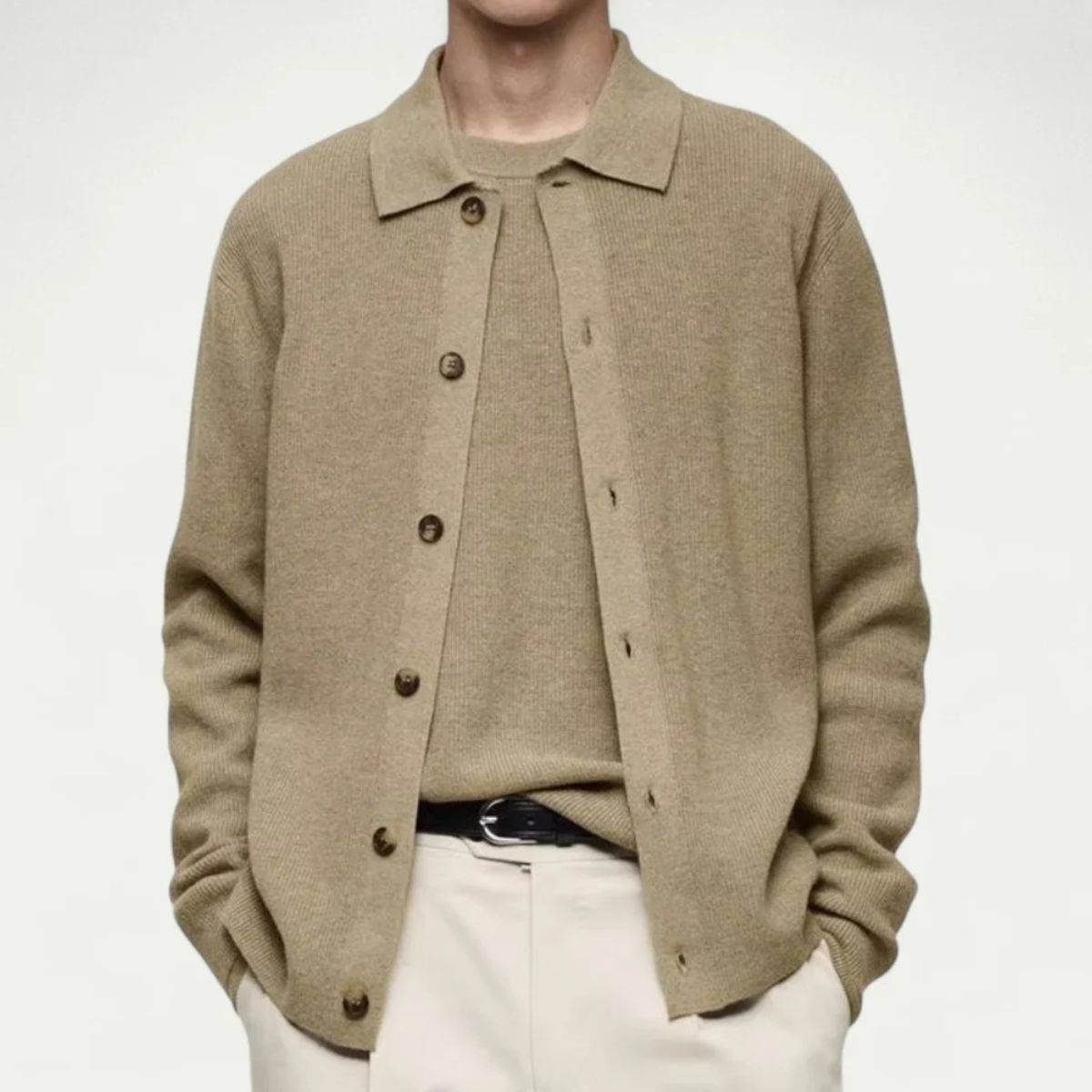 Men’s Classic Button-Up Cardigan