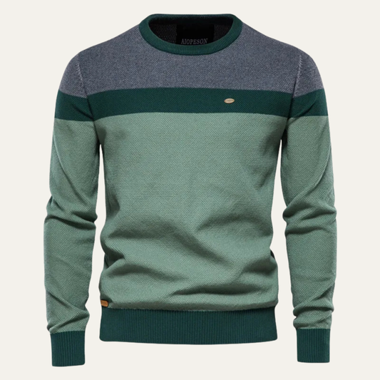Men’s Chunky Cable Knit Full Zip Cardigan
