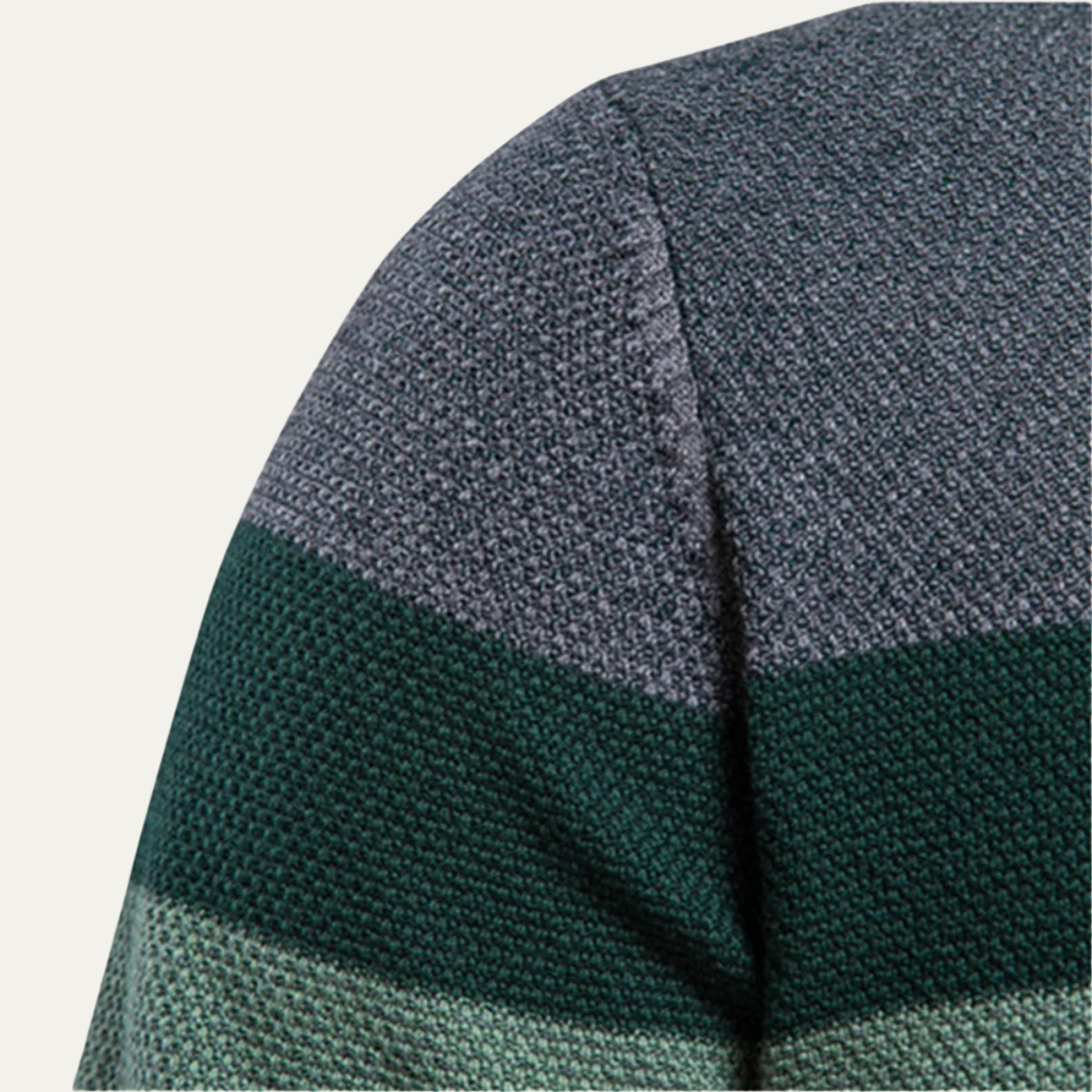 Men’s Chunky Cable Knit Full Zip Cardigan