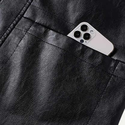 Men’s Classic Casual Leather Coat