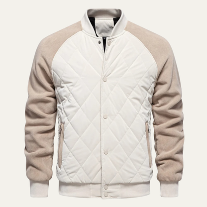 Men’s Winter Quilted Bomber Jacket