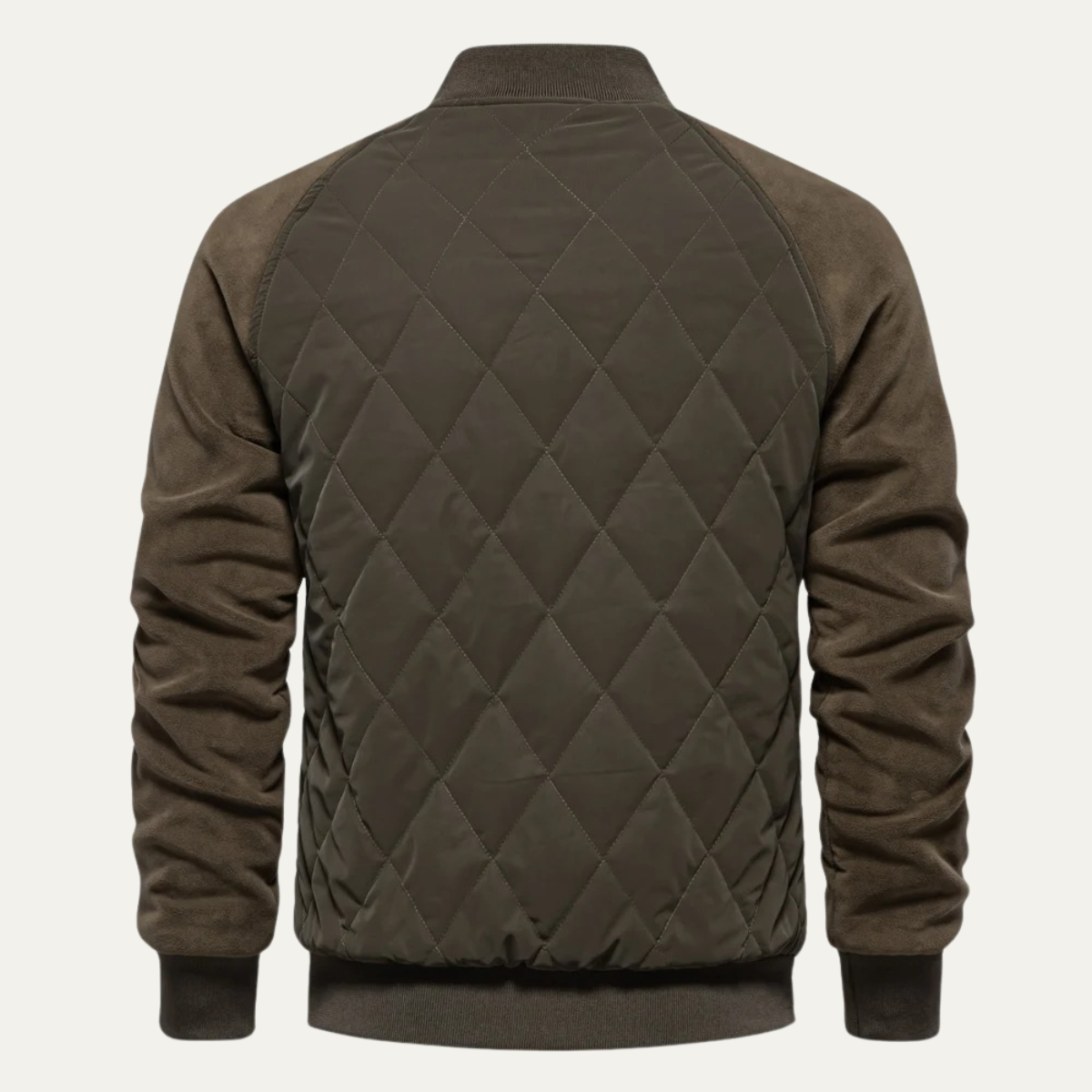 Men’s Winter Quilted Bomber Jacket