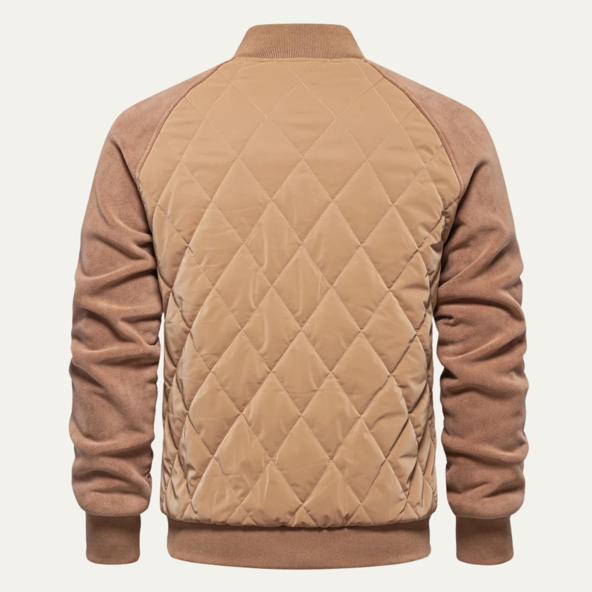 Men’s Winter Quilted Bomber Jacket