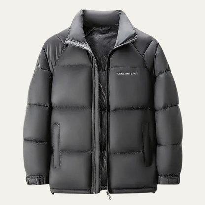 Men’s Classic Stand Collar Warm Winter Parka