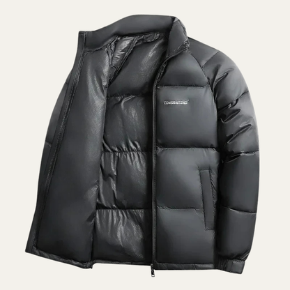 Men’s Classic Stand Collar Warm Winter Parka
