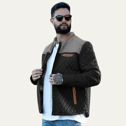 Men’s Quilted Knit Yoke Jacket