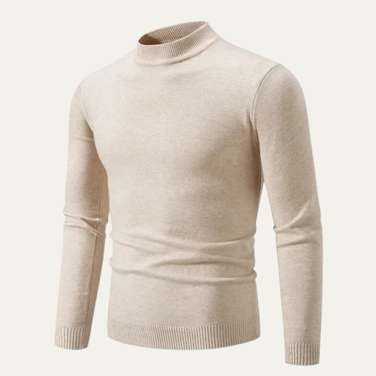 Men’s Slim Fit Textured Knit Crewneck Sweater