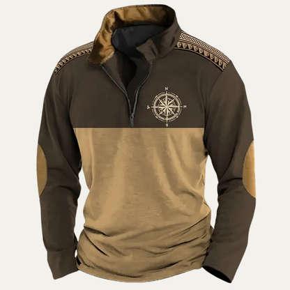Men’s Full-Zip Knit Sweater Jacket