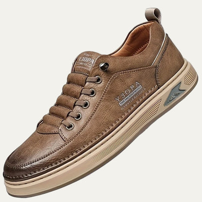 Men’s Sleek Leather Accent Sneakers