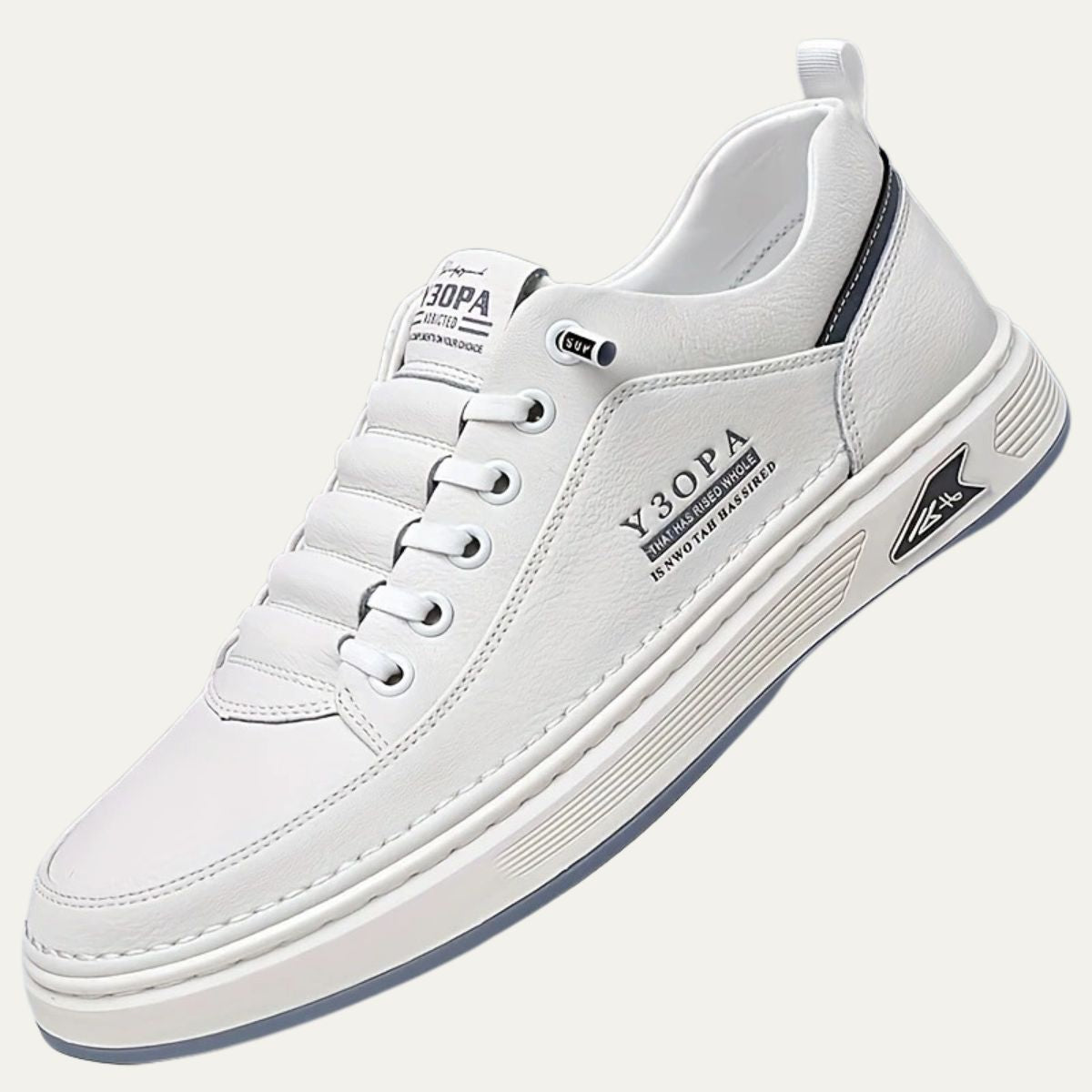 Men’s Sleek Leather Accent Sneakers
