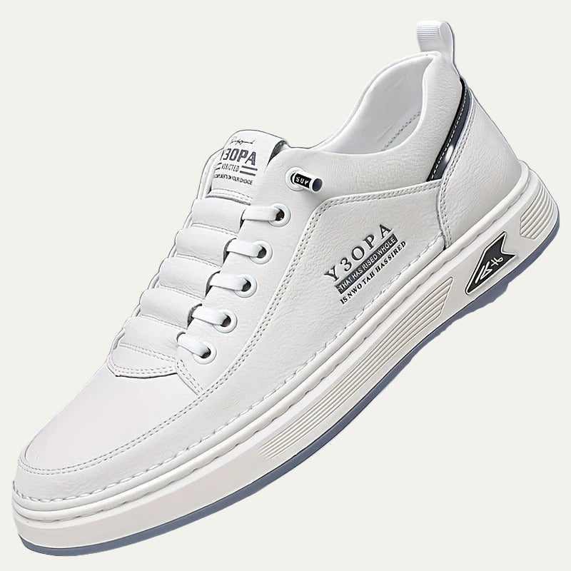 Men’s Sleek Leather Accent Sneakers