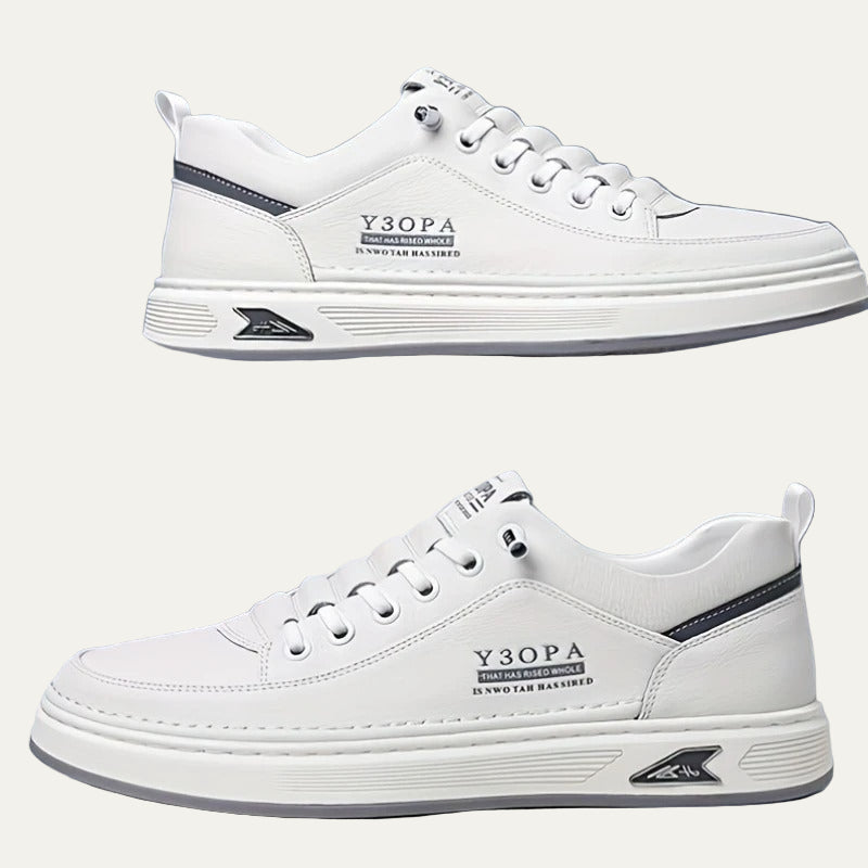 Men’s Sleek Leather Accent Sneakers