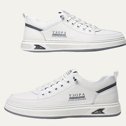 Men’s Sleek Leather Accent Sneakers