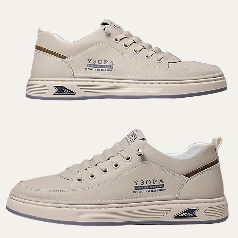 Men’s Sleek Leather Accent Sneakers